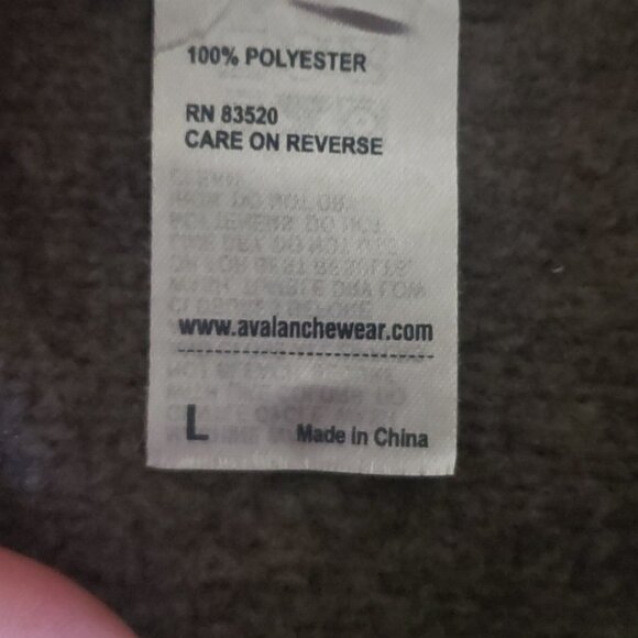 𝅺AVALANCHE 1/4 Zip Knit Performance Hiking Outdoor Pullover Sweater - Men's - Picture 5 of 5